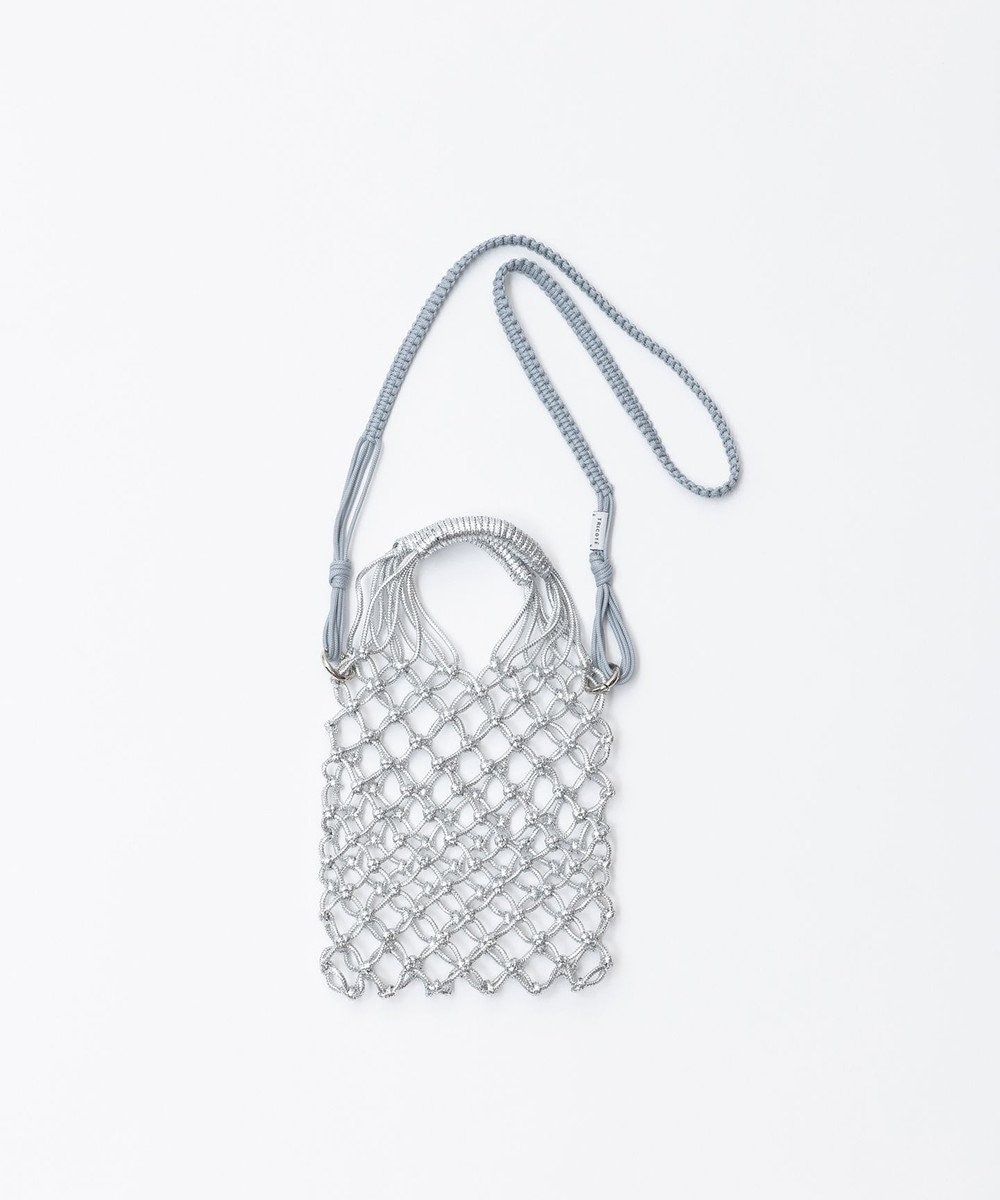 TRICOTE マクラメミニショルダーバッグ【巾着ポーチ付き】 