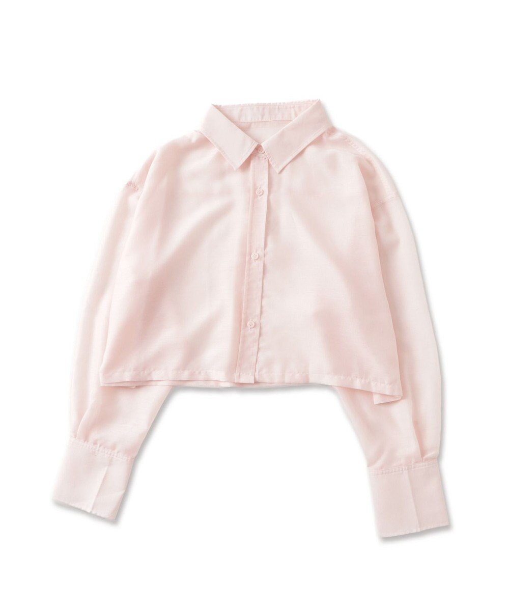 WEGO 【シワになりにくい】シアーショートシャツ 