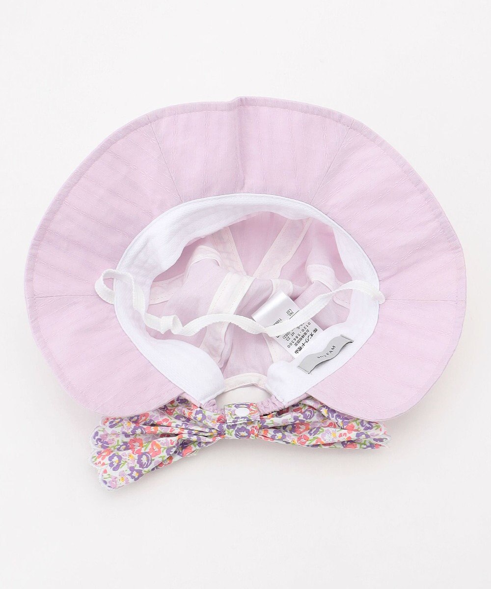 ANY KIDS 日よけ付き リボン ハット 