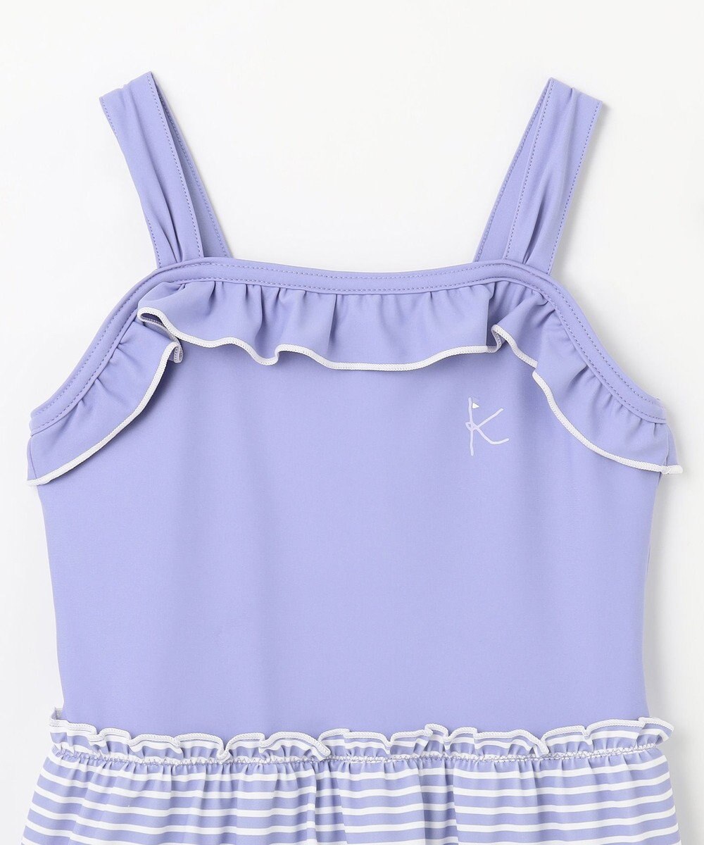 組曲 KIDS 【XS-Lサイズ】ストライプ スイムウェア(ワンピース) 