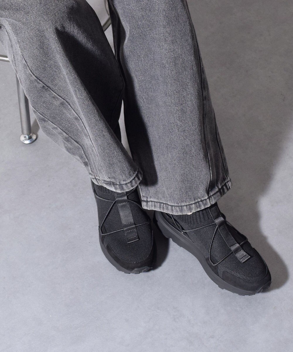 INTER-CHAUSSURES 【BUSSOLA】ニットスリッポンスニーカー 