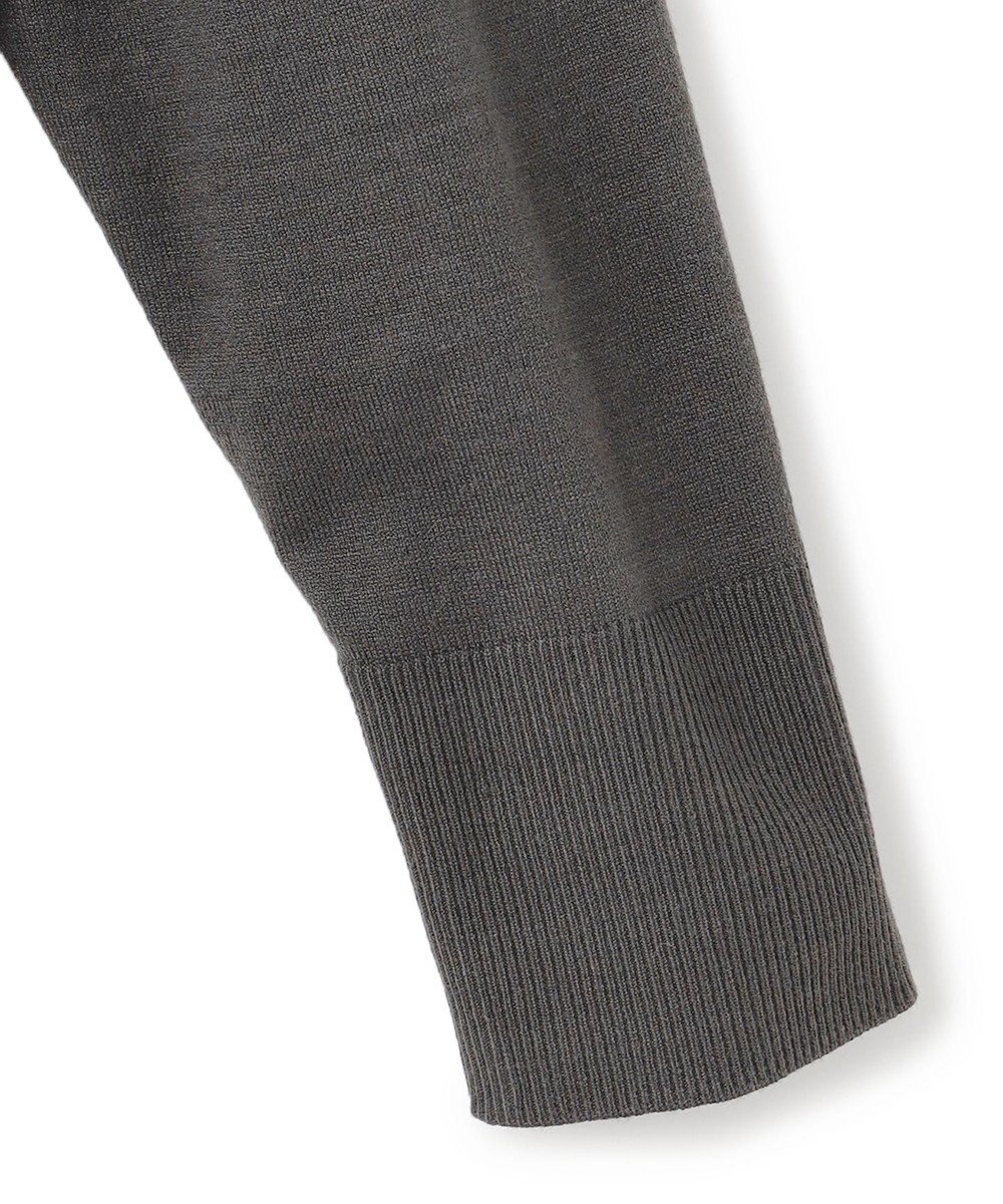 UNFILO 【洗える】ハイネックＩラインニットワンピース 