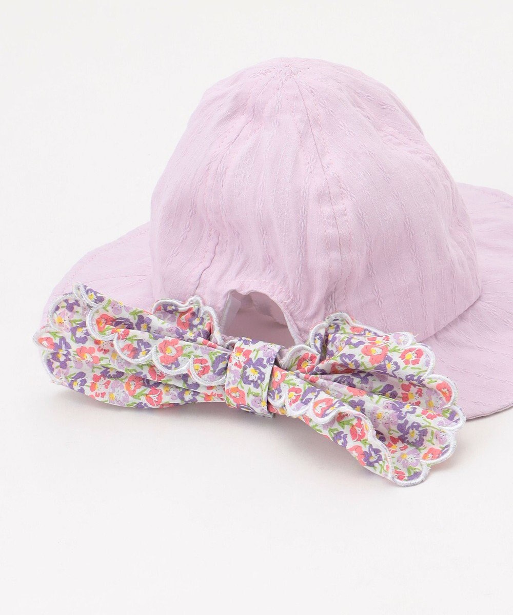 ANY KIDS 日よけ付き リボン ハット 