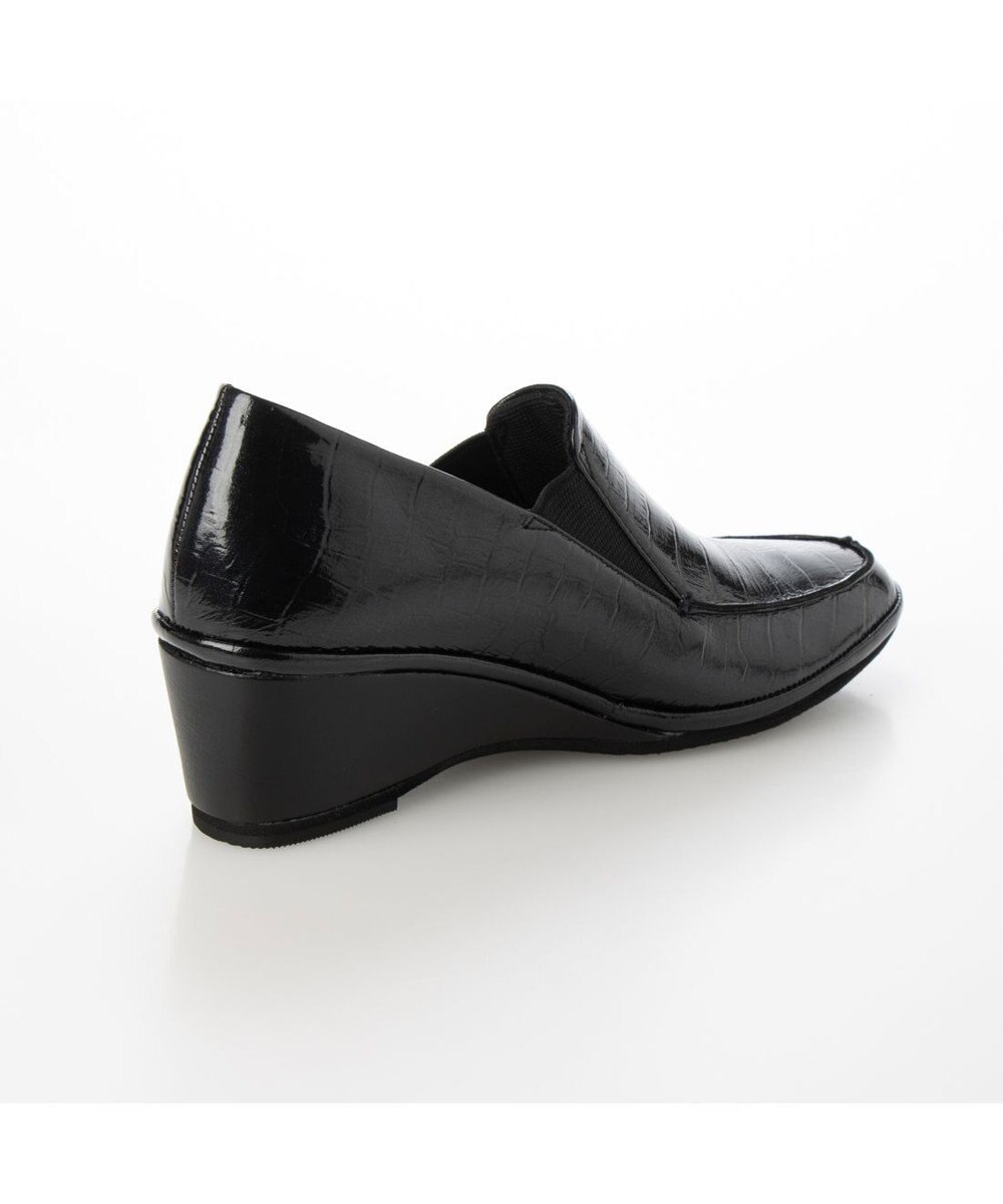 MODE ET JACOMO <D'ICI>ウェッジヒールサイドゴアスリッポンシューズ 