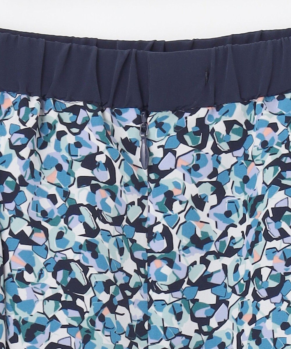 自由区 L 【洗える】フラワーペタルプリント スカート 