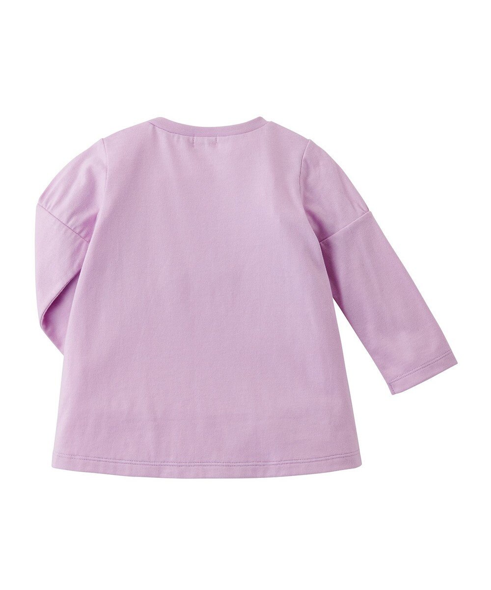 MIKI HOUSE HOT BISCUITS 【80-120cm】 パフスリーブ 長袖Ｔシャツ 
