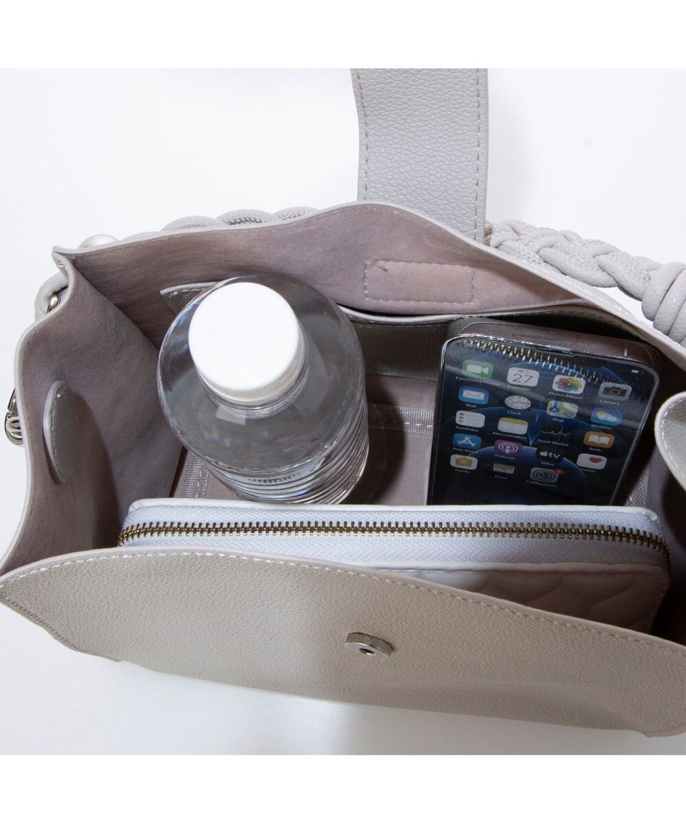 UNBILLION カシュカシュ cachecache / ベルトフラップメッシュハンドル2wayトート 