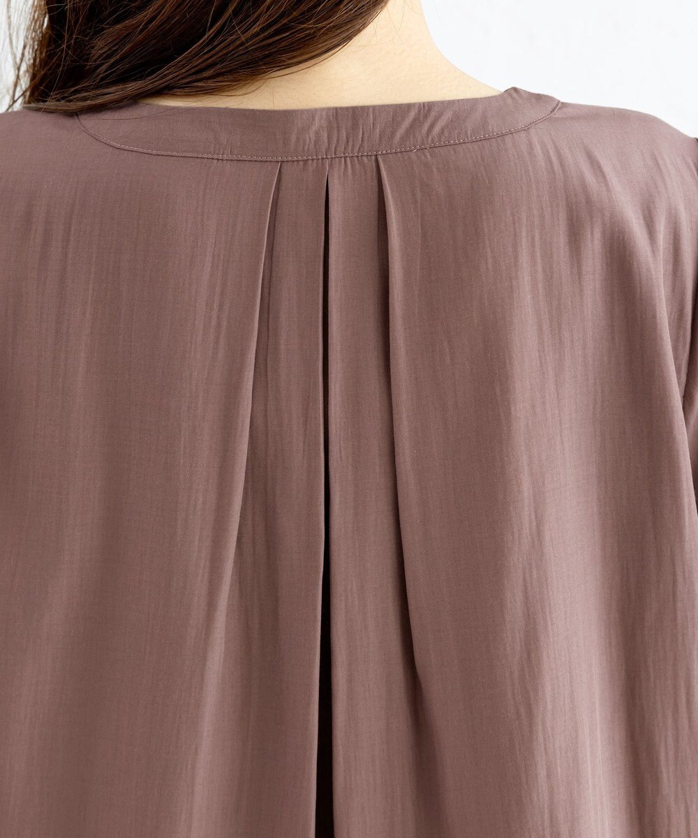 Tiaclasse 【新色追加・洗える】重ねヘムタックブラウス 