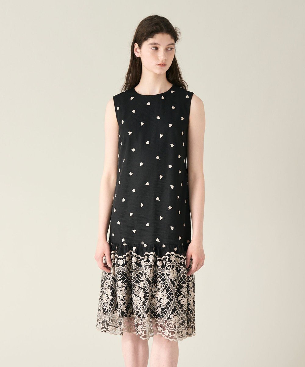 GRACE CONTINENTAL 刺繍レースドレス 