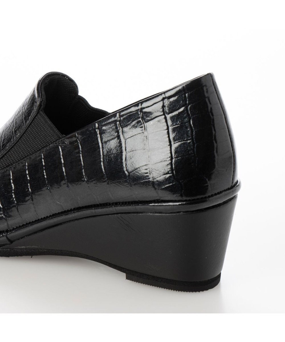 MODE ET JACOMO <D'ICI>ウェッジヒールサイドゴアスリッポンシューズ 