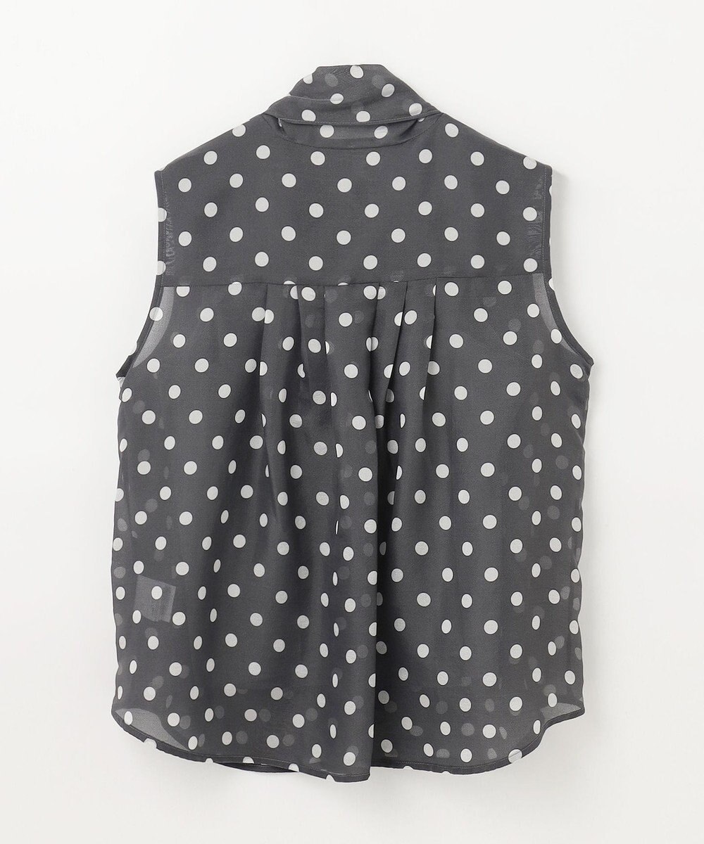 GRACE CONTINENTAL シアードットプリントブラウス 