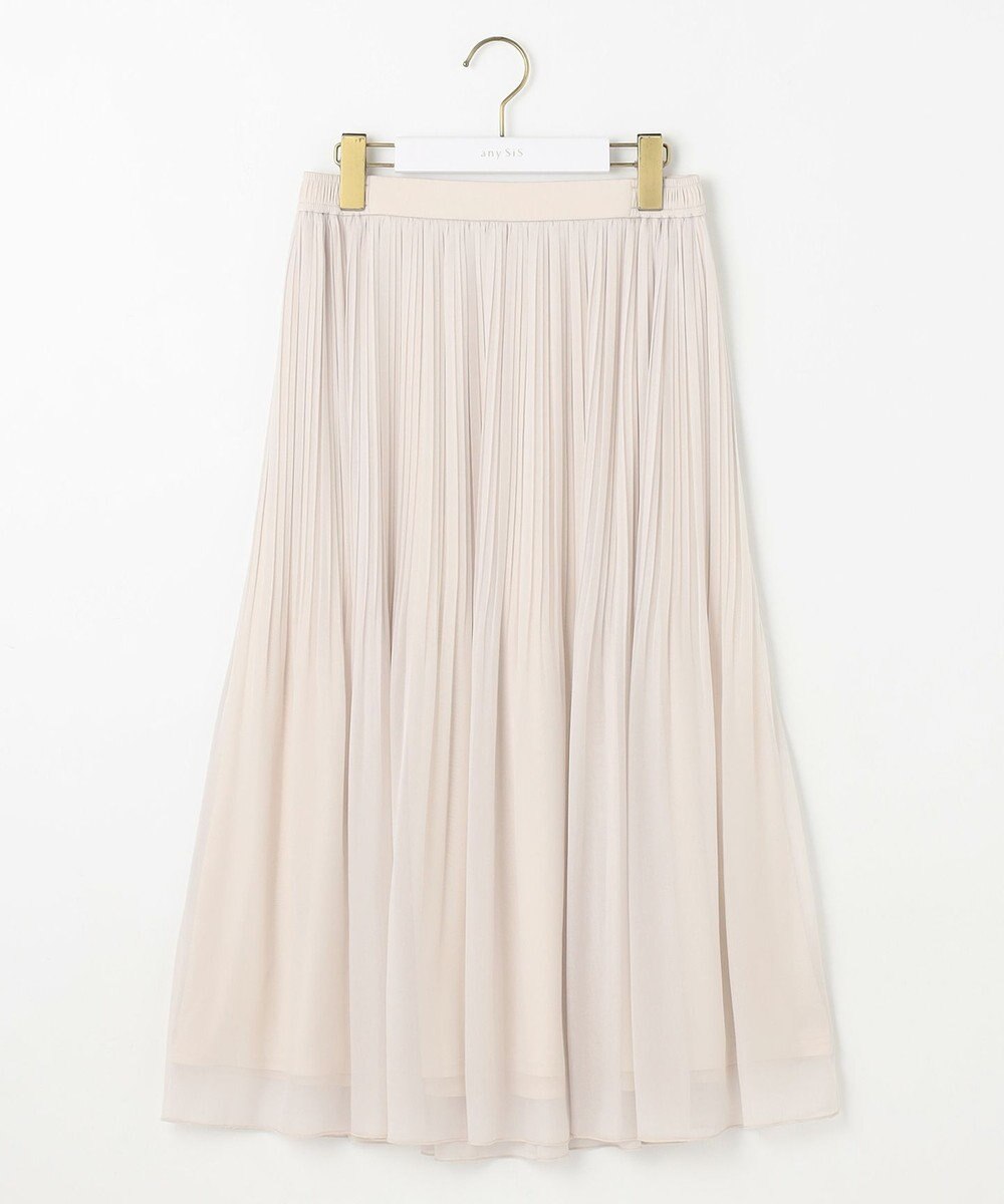 ANY SIS S 【洗える】シャイニープリーツ スカート 