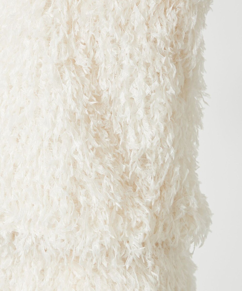 NAVE 【Nave・洗える】フェザーフリンジ キャミソールブラウス 