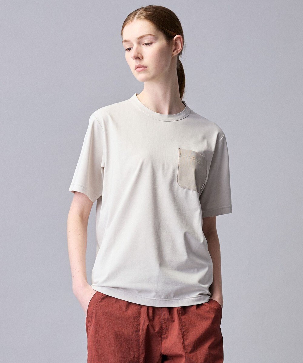 JOSEPH ABBOUD MOUNTAIN 【太陽光熱をコントロールする高機能素材】SOLAMENT ベア天竺Tシャツ 