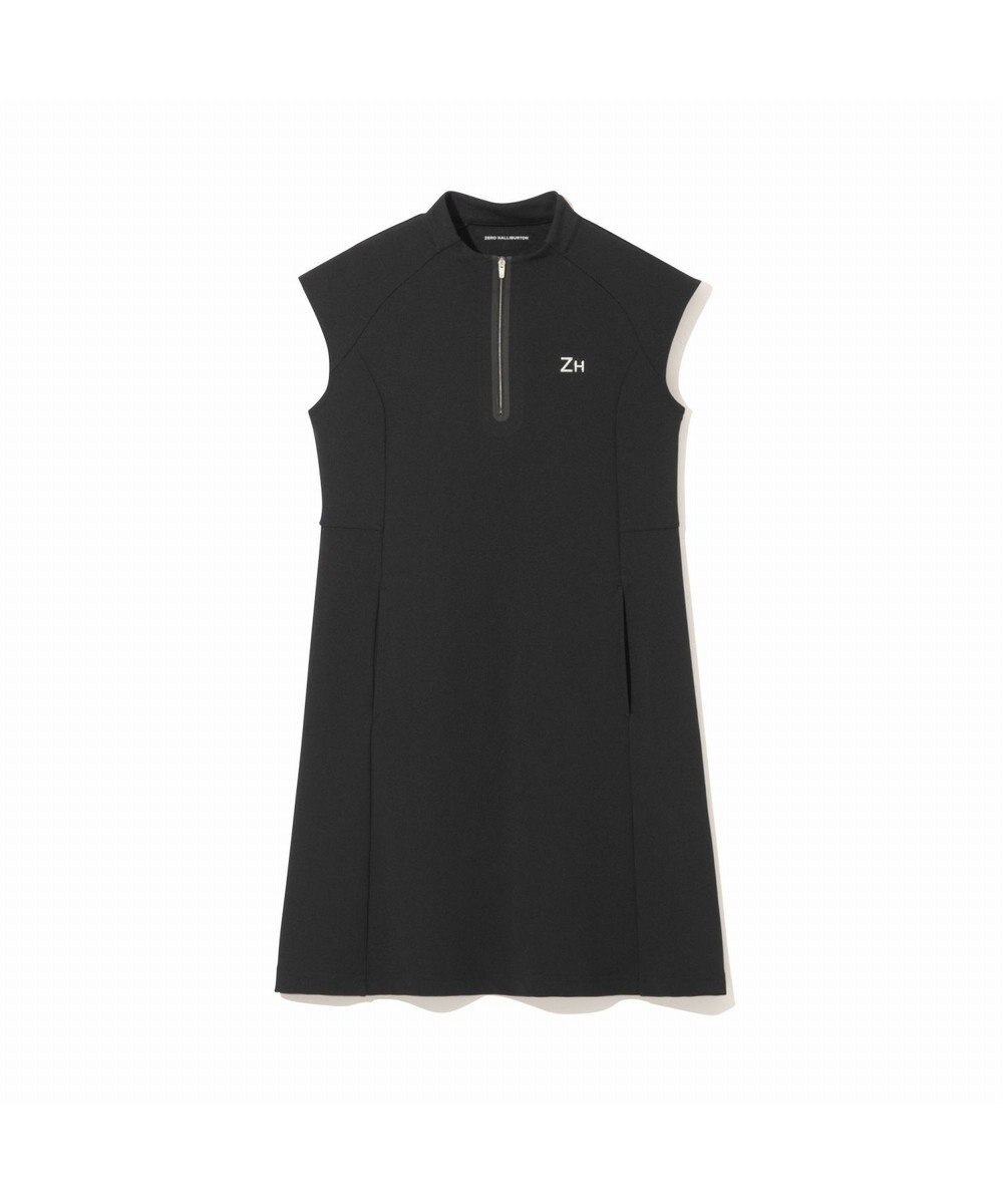 ZERO HALLIBURTON 【吸水速乾・UVケア】 フレンチスリ―ブモックネック鹿の子ワンピース ZHG-W5S4b 82978 