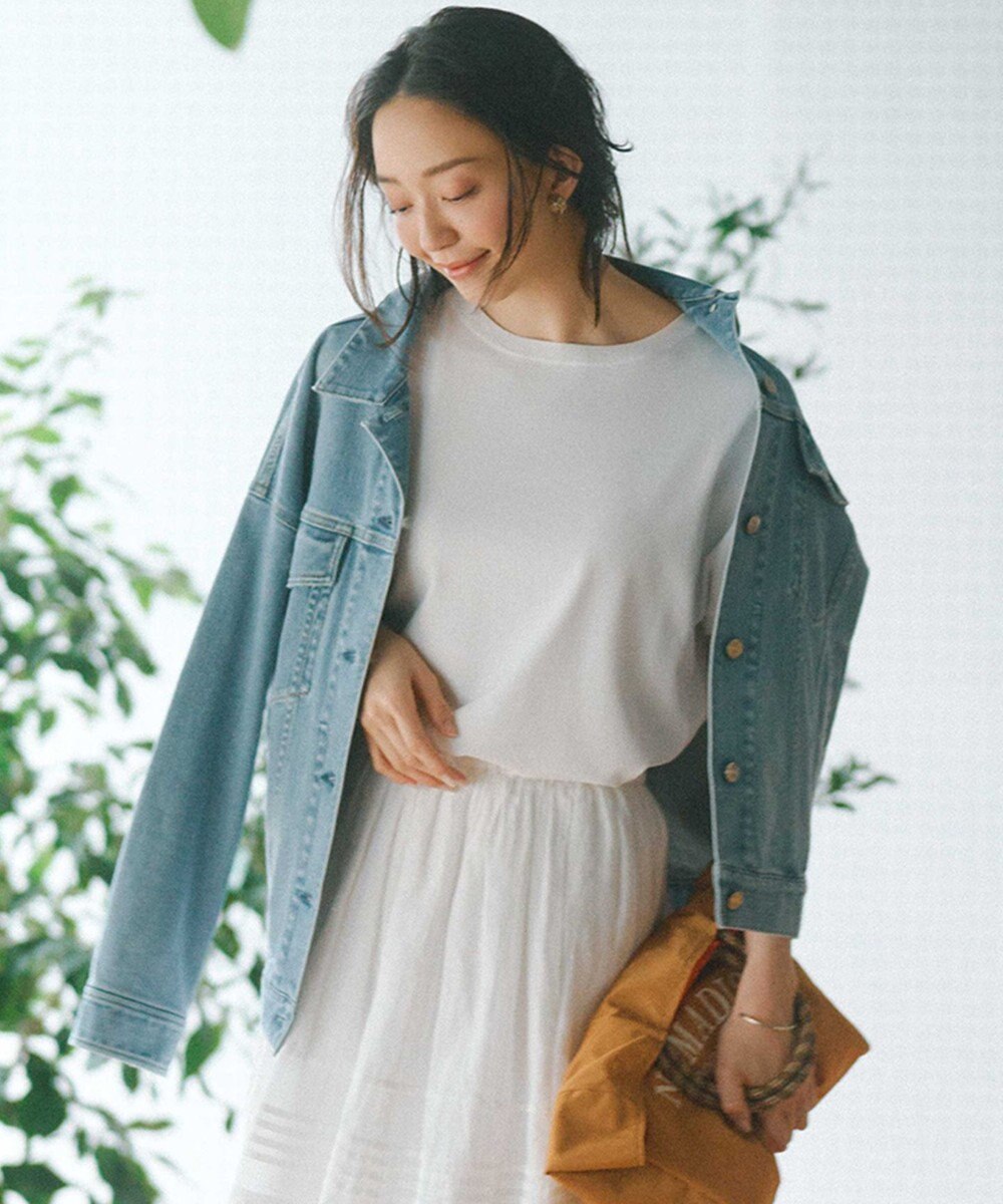 23区 【新色追加/VERY5月号掲載】レーヨンポリエステルストレッチ プルオーバー ニット 