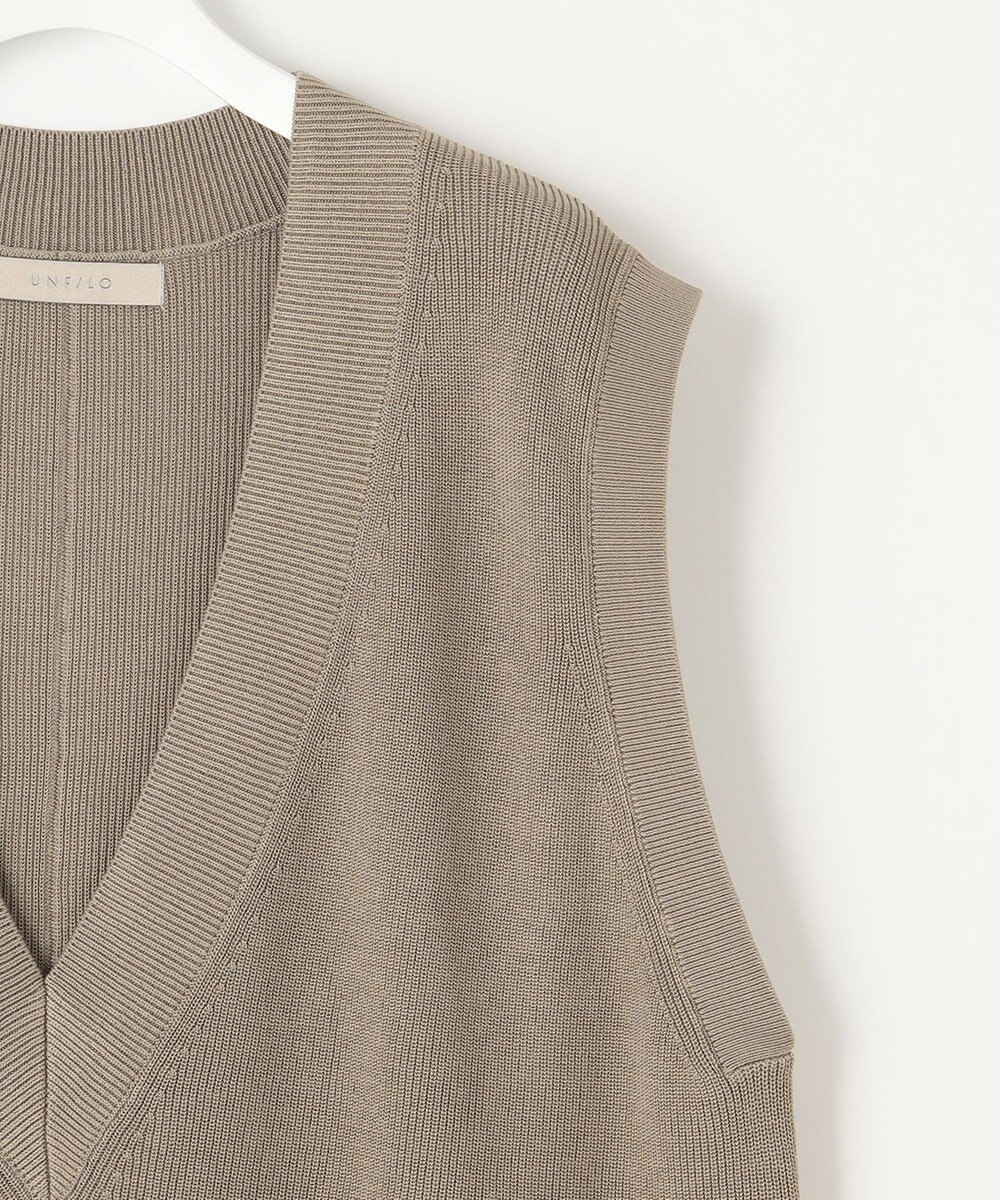 UNFILO L 【UVケア/抗菌防臭】深Ｖニットベスト 