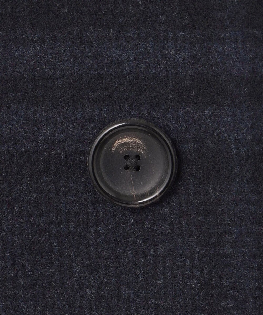 JOSEPH HOMME PLAID MELTON COAT 