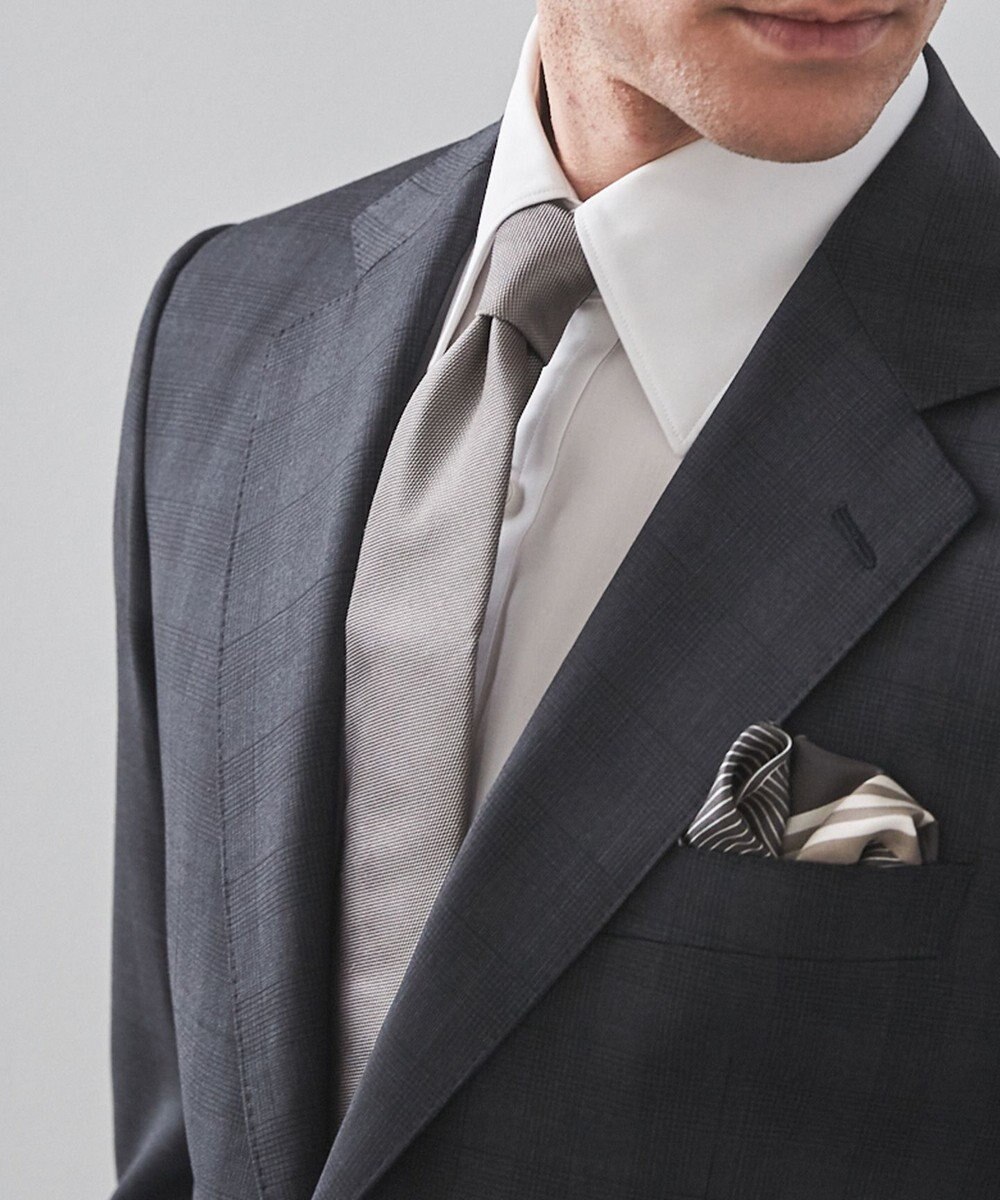 GOTAIRIKU 定番/GOTAIRIKU別注【日本製】シルク ネクタイ_無地(25年モデル) 