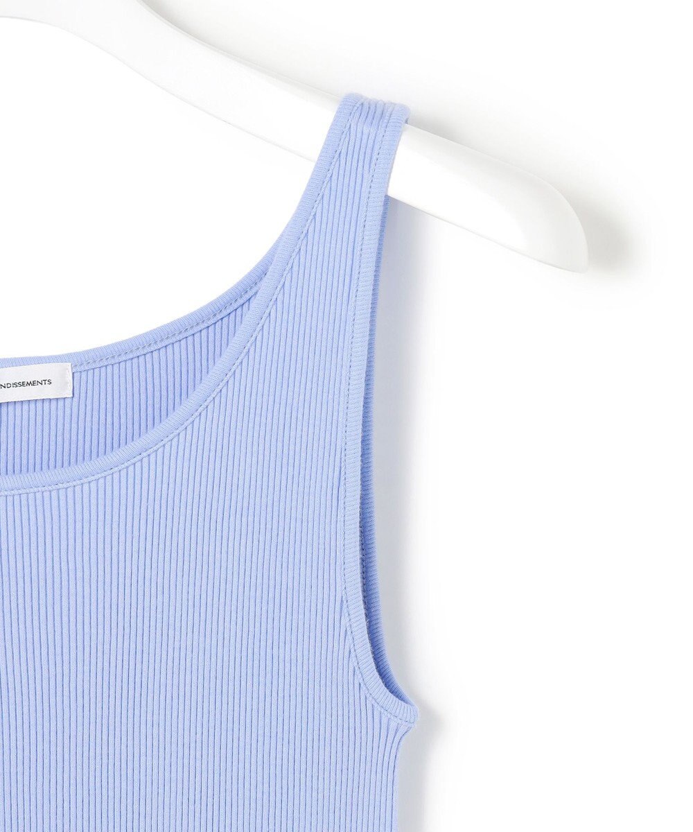 23区 【新色追加】オーガニック コットンリブ タンクトップ 