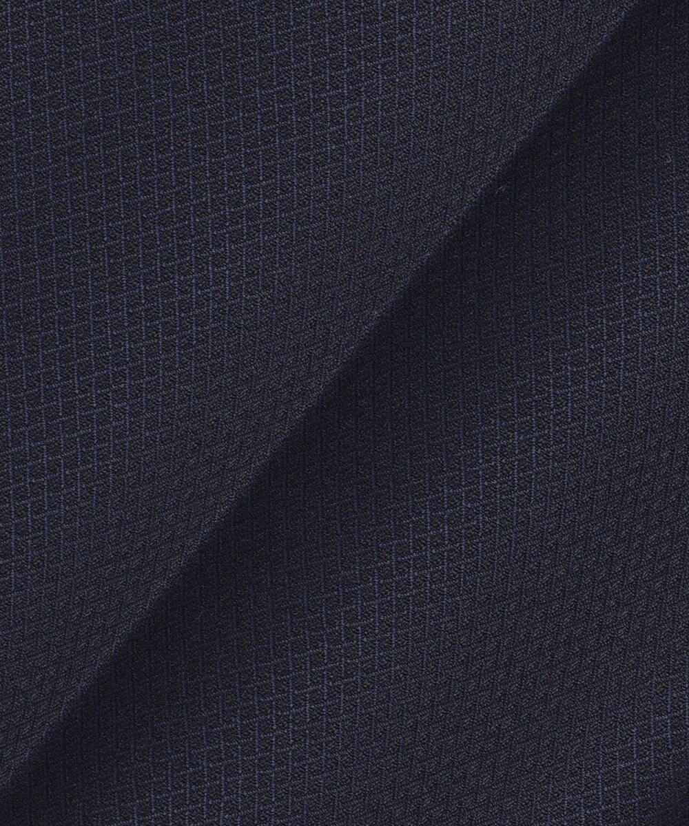 GOTAIRIKU 【御幸毛織】ドライスピナーツイルストレッチスーツ_ネイビー格子 