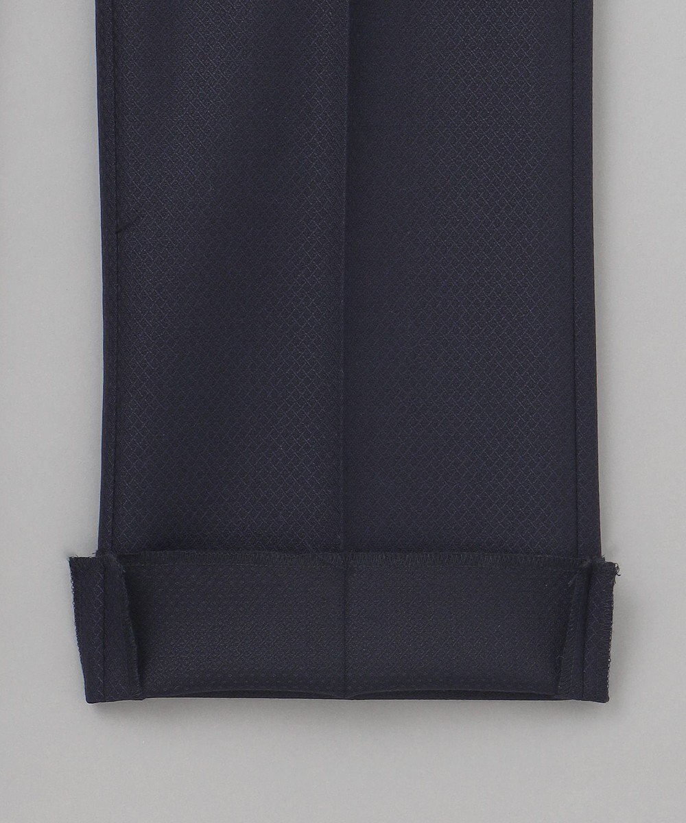 GOTAIRIKU 【御幸毛織】ドライスピナーツイルストレッチスーツ_ネイビー格子 