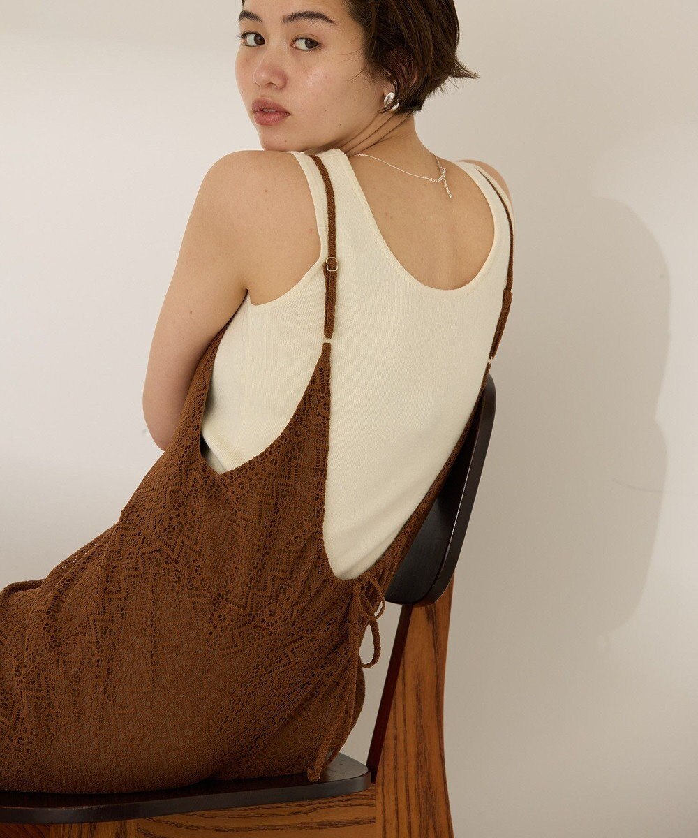 AMERICAN HOLIC レースキャミサロペット【WEB限定カラー有り】 