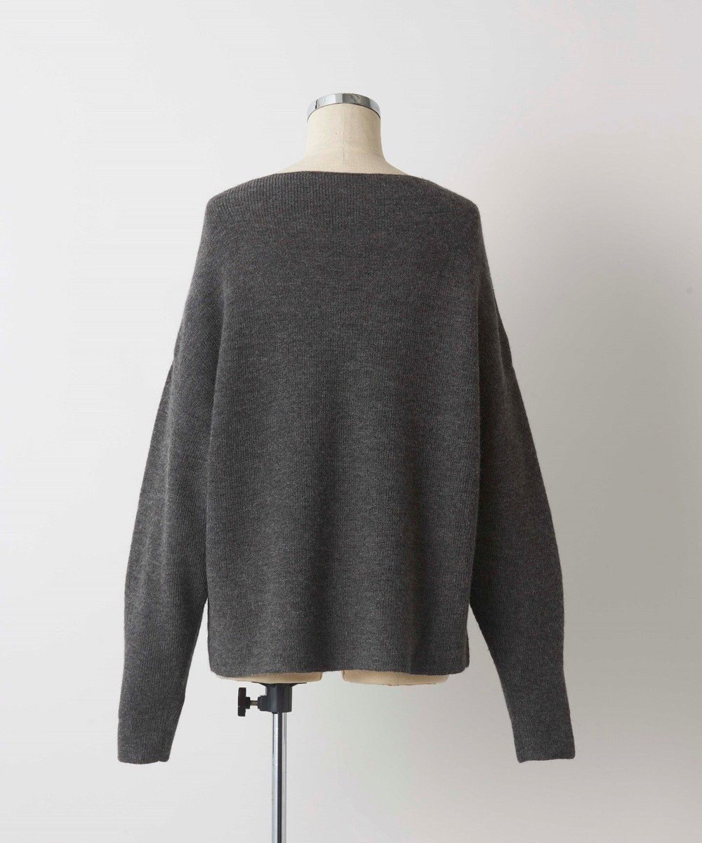 TOQUE 〈大草直子さんアドバイザー〉ベビーアルパカ ミドルゲージ モックネックニット 