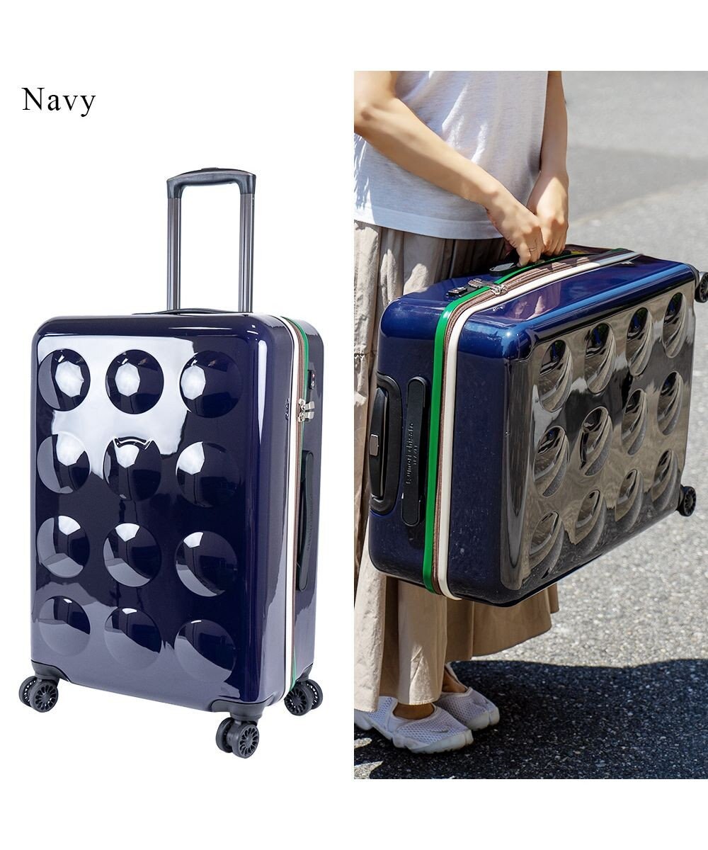 tsumori chisato CARRY 新ネコドットキャリー キャリーバッグ キャリーケース 【 海外旅行にも 約58リットル 3泊 4泊程度 】 