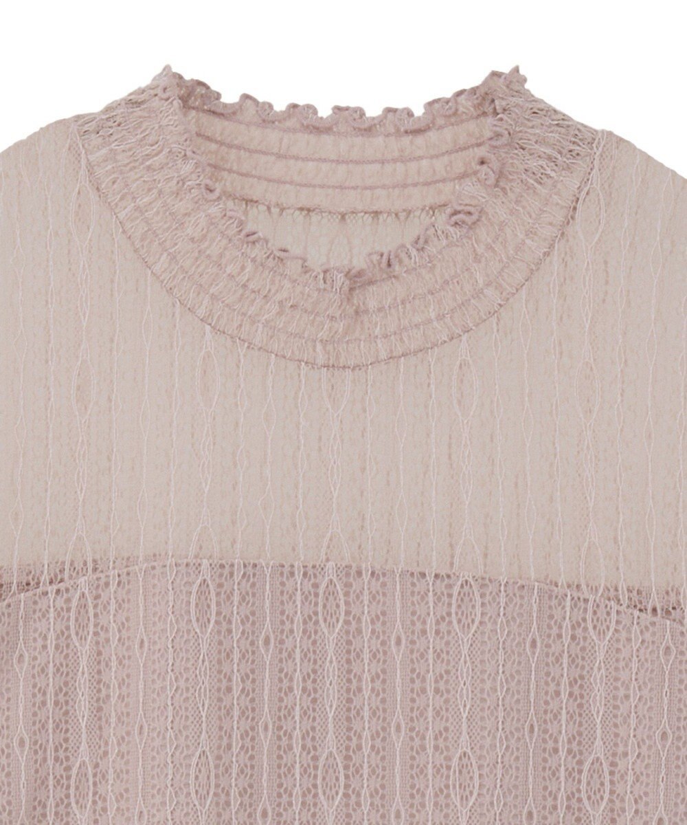 earth music&ecology レースドッキングプルオーバー 