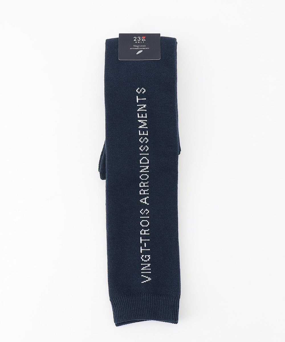 23区GOLF 【WOMEN】【日本製】ロゴ ニーハイソックス 