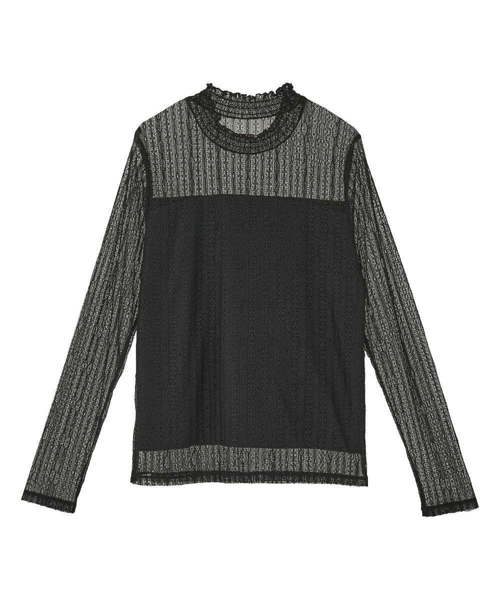 earth music&ecology レースドッキングプルオーバー 