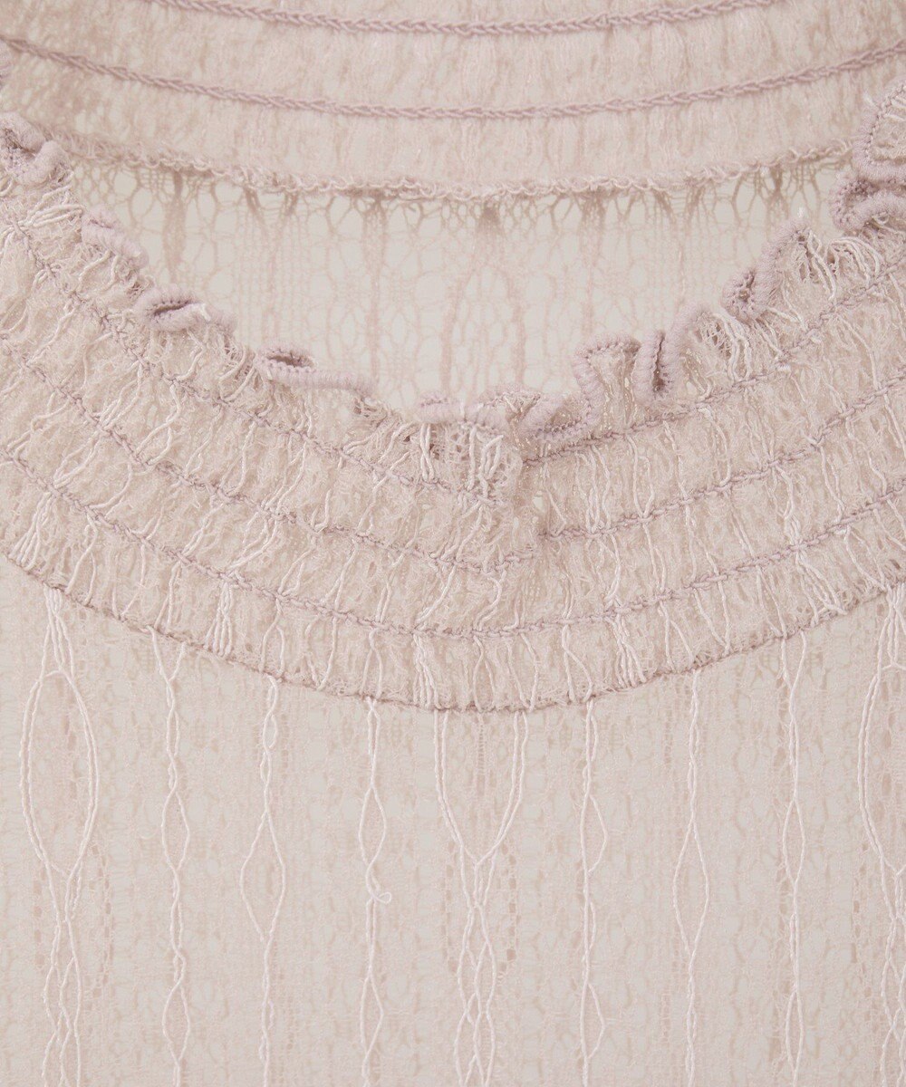 earth music&ecology レースドッキングプルオーバー 