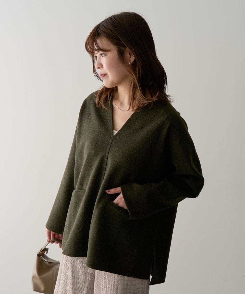 Green Parks 圧縮ポンチキーネックプルオーバー 