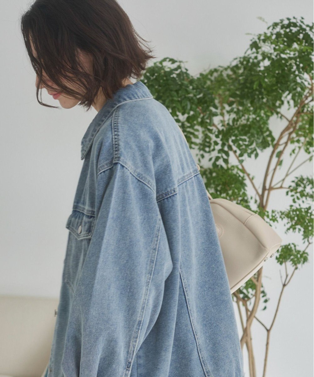WEGO 【ANGIE VINTAGE】オーバーサイズデニムジャケット 