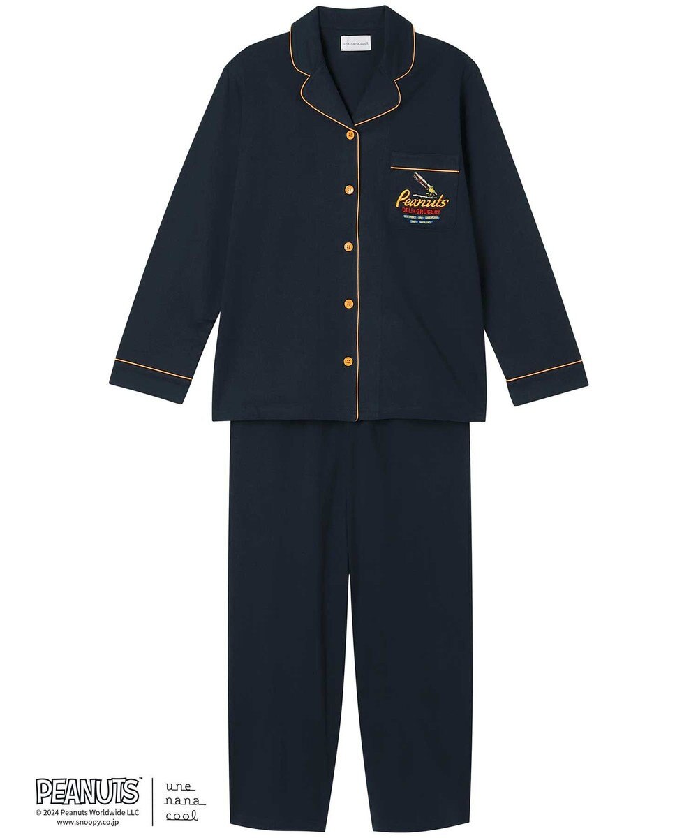 une nana cool MADE WITH PEANUTS 【綿100％】ハイゲージ天竺パジャマ 