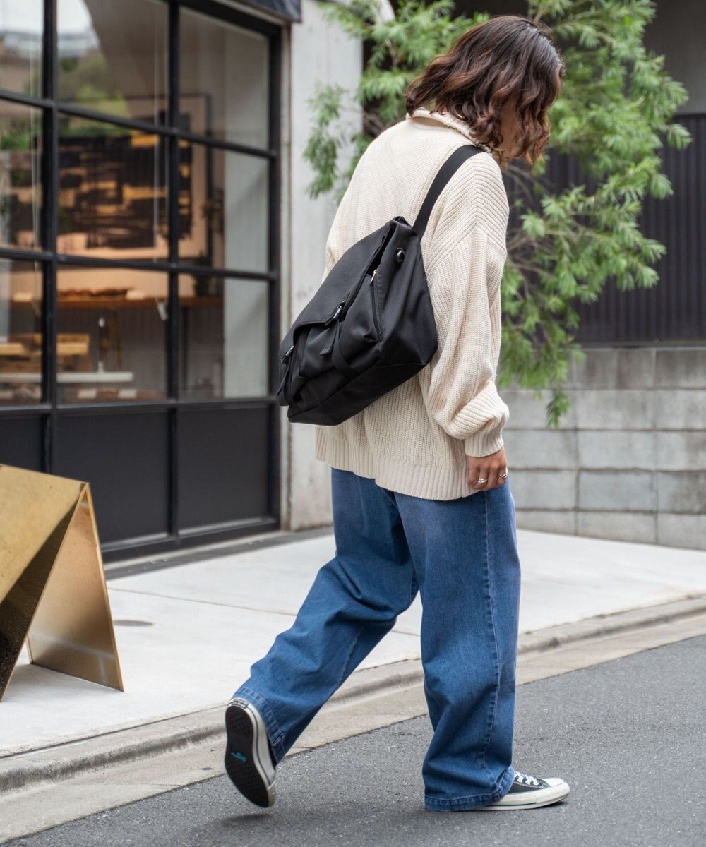WEGO スケーターズ　タックワイドデニムパンツ 