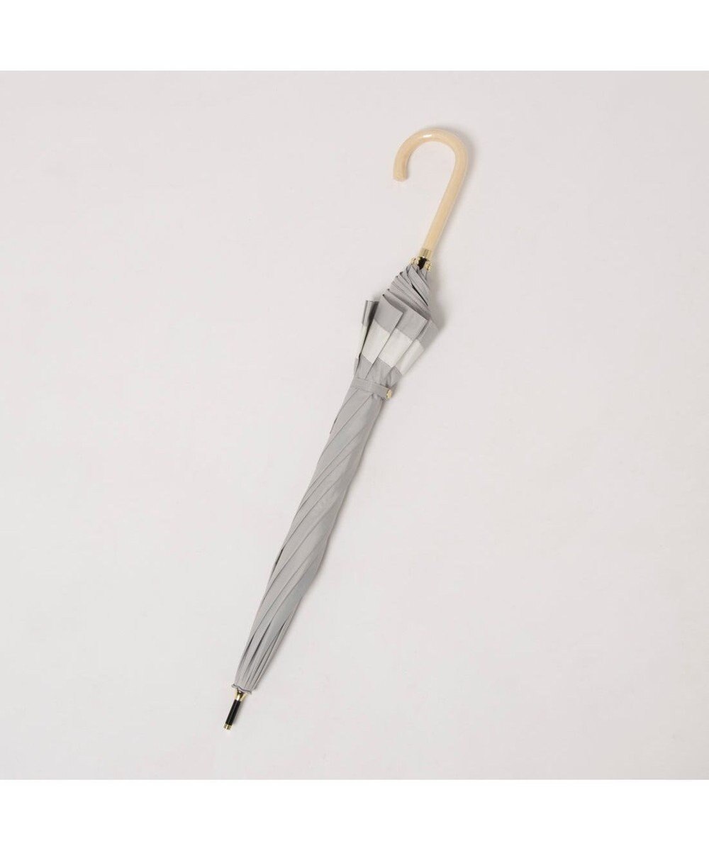 UNBILLION カシュネ cachenez / 【晴雨兼用】【日傘】UV カット率99％以上 PU切り継ぎボーダーバルーンショートパラソル 