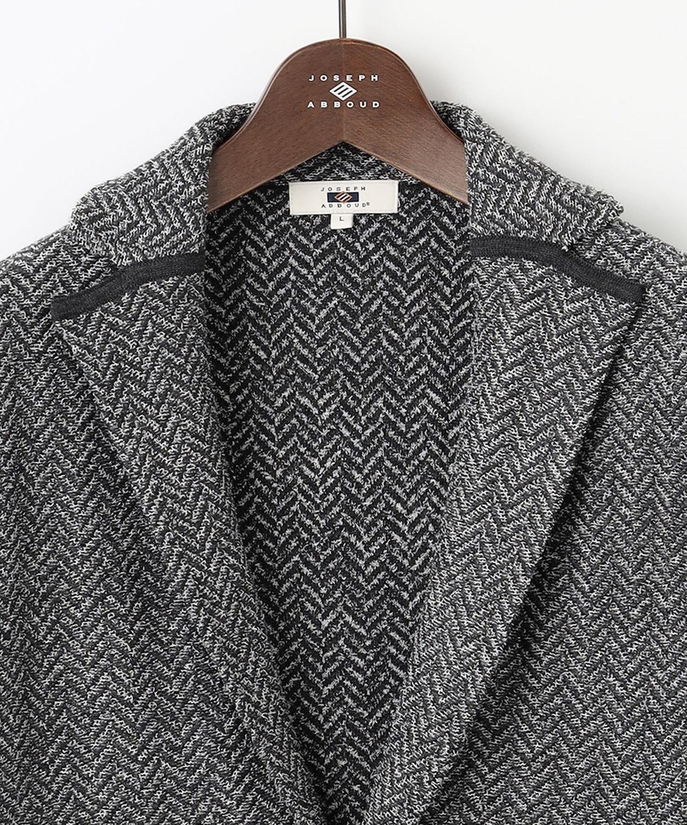 JOSEPH ABBOUD 【軽量/イージーケア】 KARL KARL×モール使用　軽量ニットジャケット 