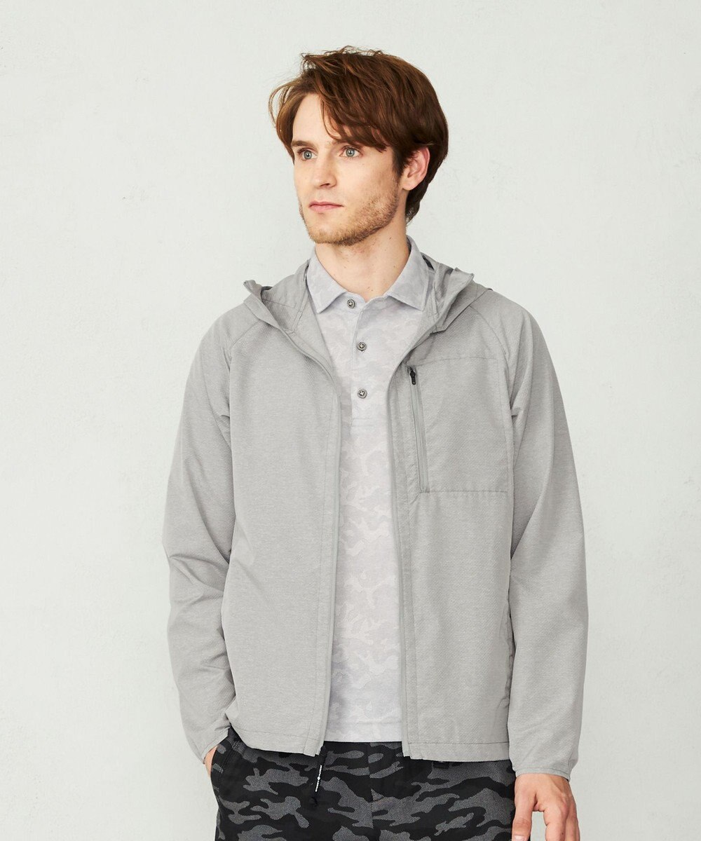 JOSEPH ABBOUD MOUNTAIN 【UNISEX】3Dエンボス パーカー 