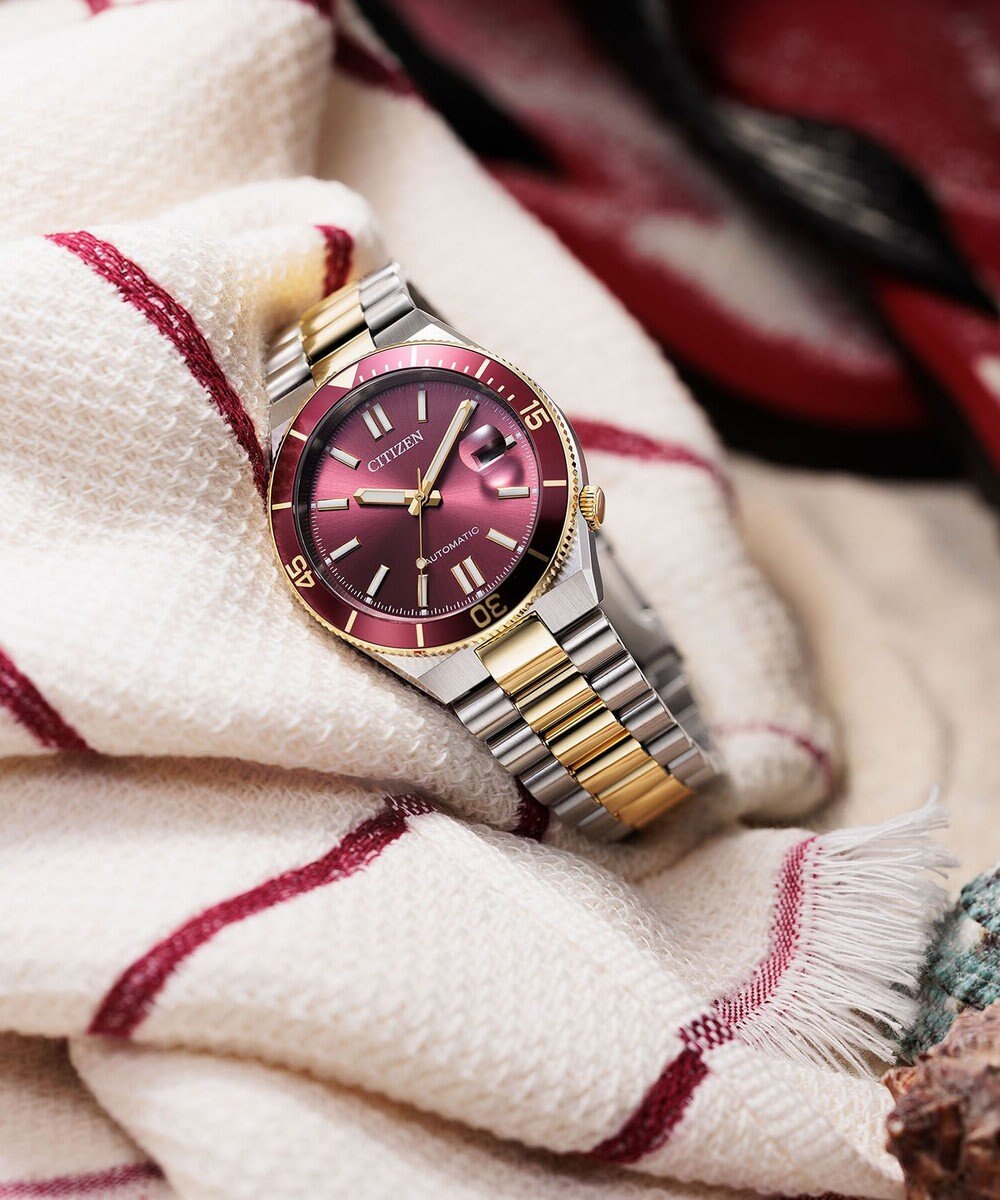 CITIZEN 【メカニカルウオッチ TSUYOSA】豊富なカラーバリエーションが人気の機械式腕時計 NJ0234-58X 