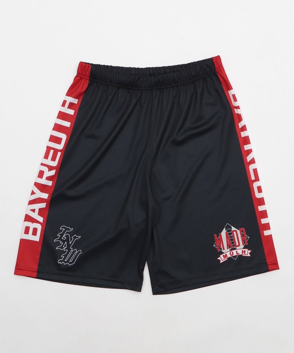 WEGO 【ユニセックス着用ITEM/ウエストゴム/MLサイズ展開】メッシュライングラフィックショーツ 