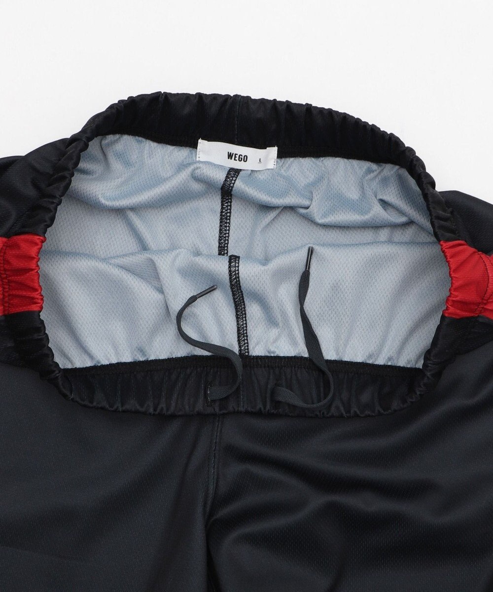 WEGO 【ユニセックス着用ITEM/ウエストゴム/MLサイズ展開】メッシュライングラフィックショーツ 