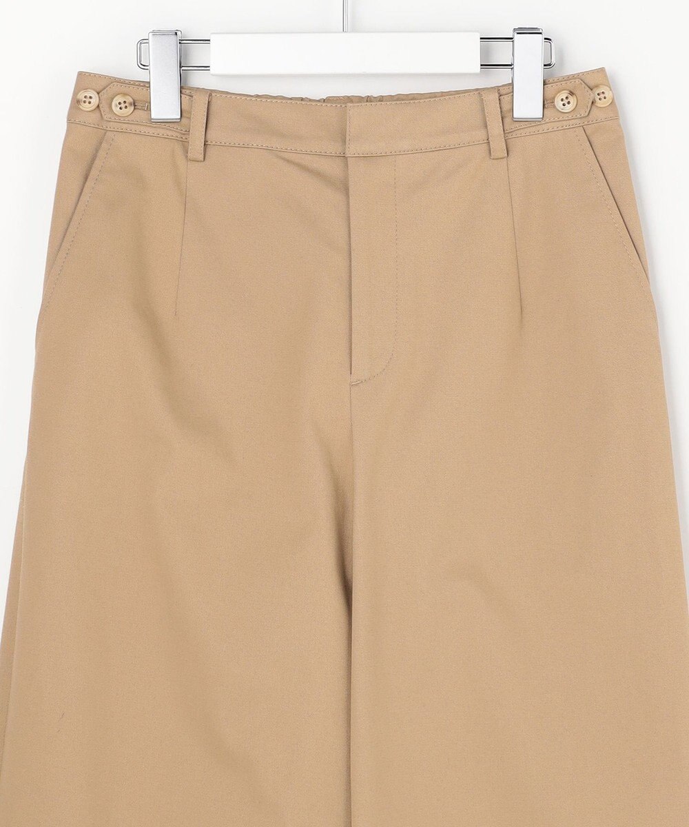 J.PRESS LADIES S チノストレッチ ワイドパンツ 