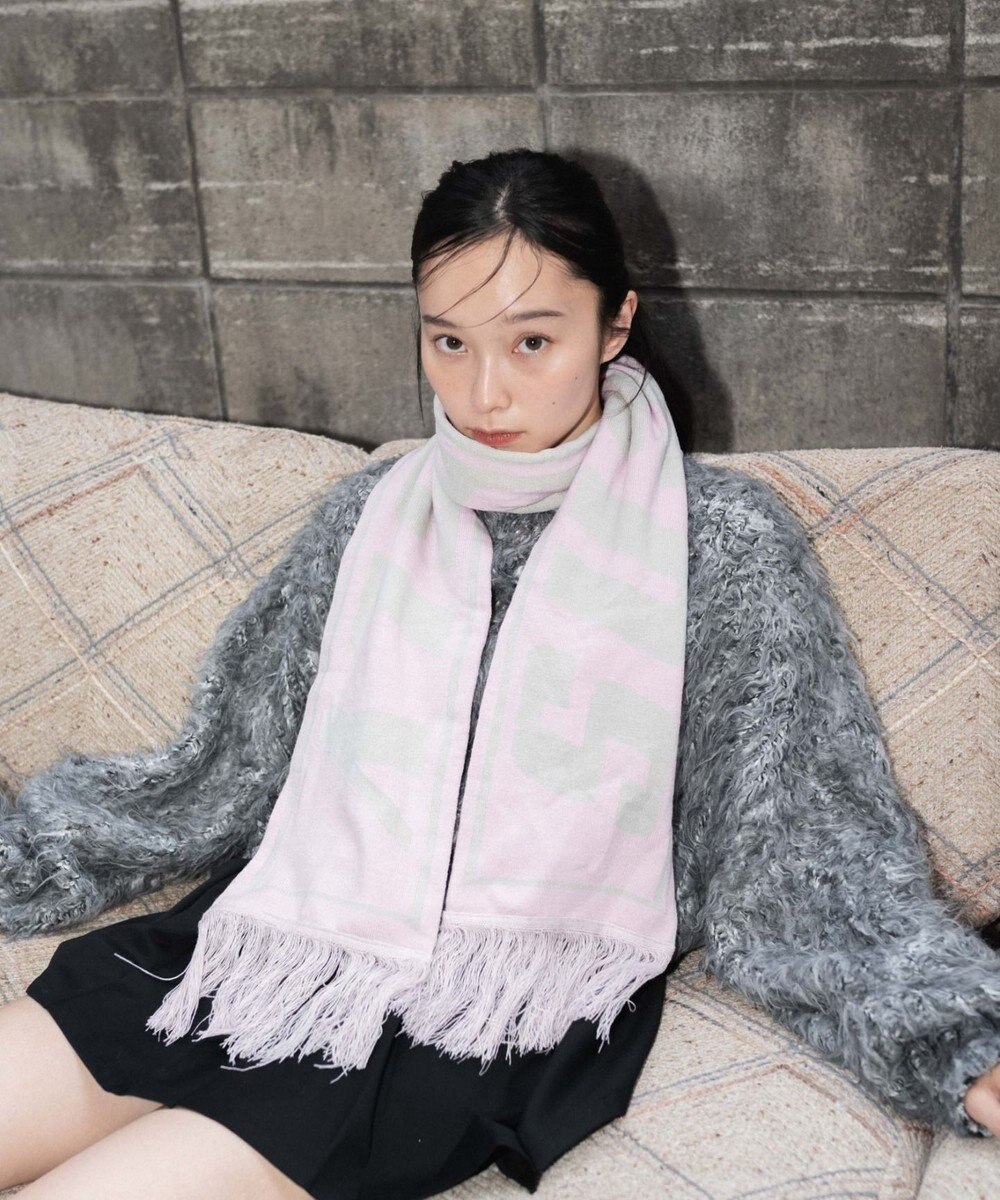 WEGO 【ユニセックス着用ITEM】ロゴマフラー 