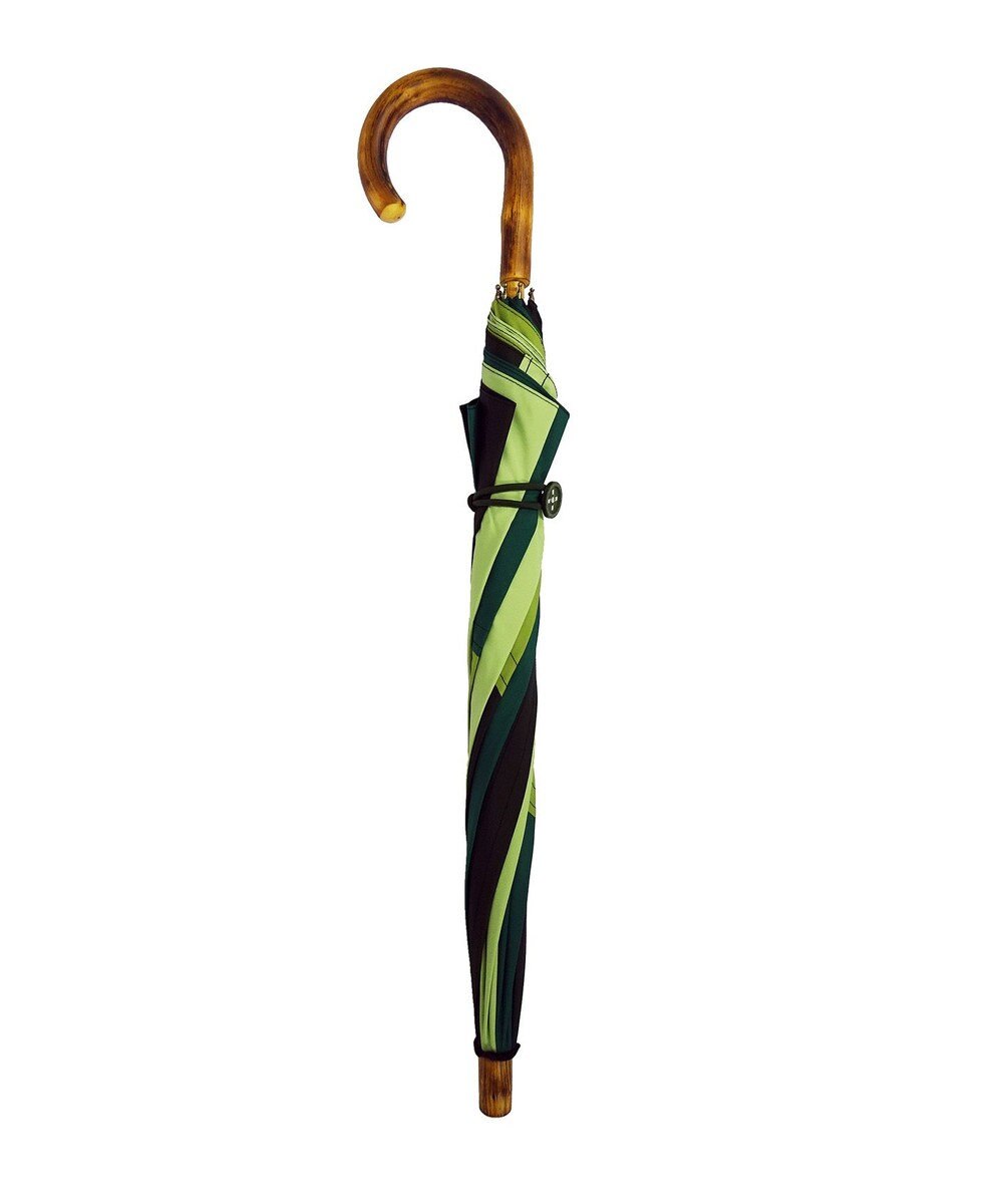 +RING 【限定/日本製】プラスリング 晴雨兼用傘（長ショート）GRN SR304 