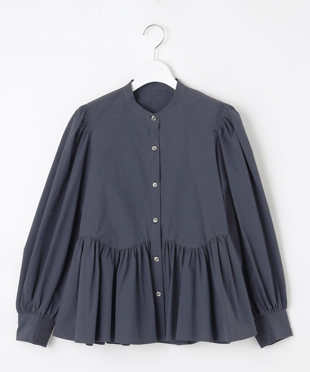 23区 【SLOW/一部店舗限定】タンブラーコットンブロード ブラウス 