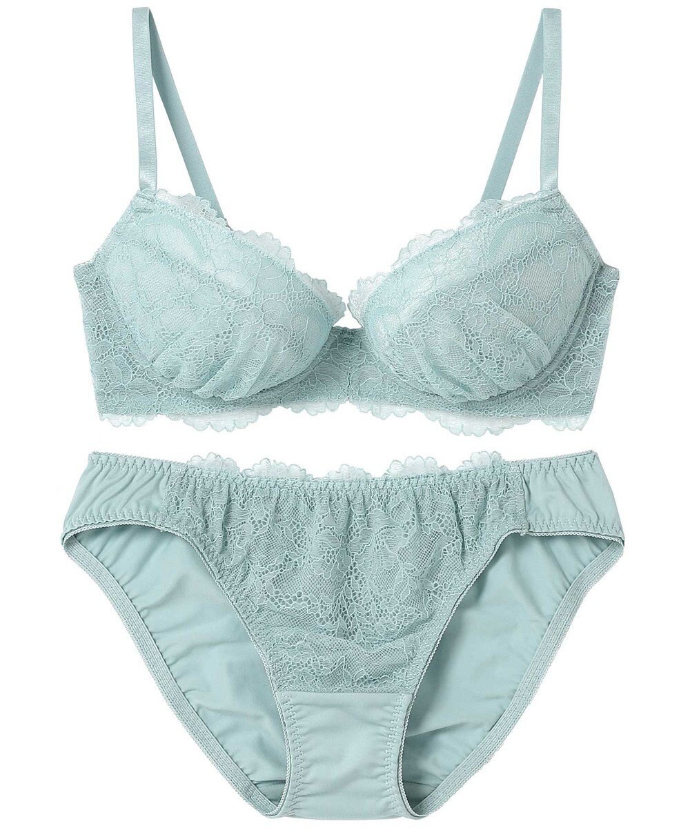 AMPHI ブラジャー ショーツセット まる胸メイク 推し活・推し事応援 Aカップあり 【ブラショーツセット】 上下セット ブラ BBJ201 アンフィ／ワコール 