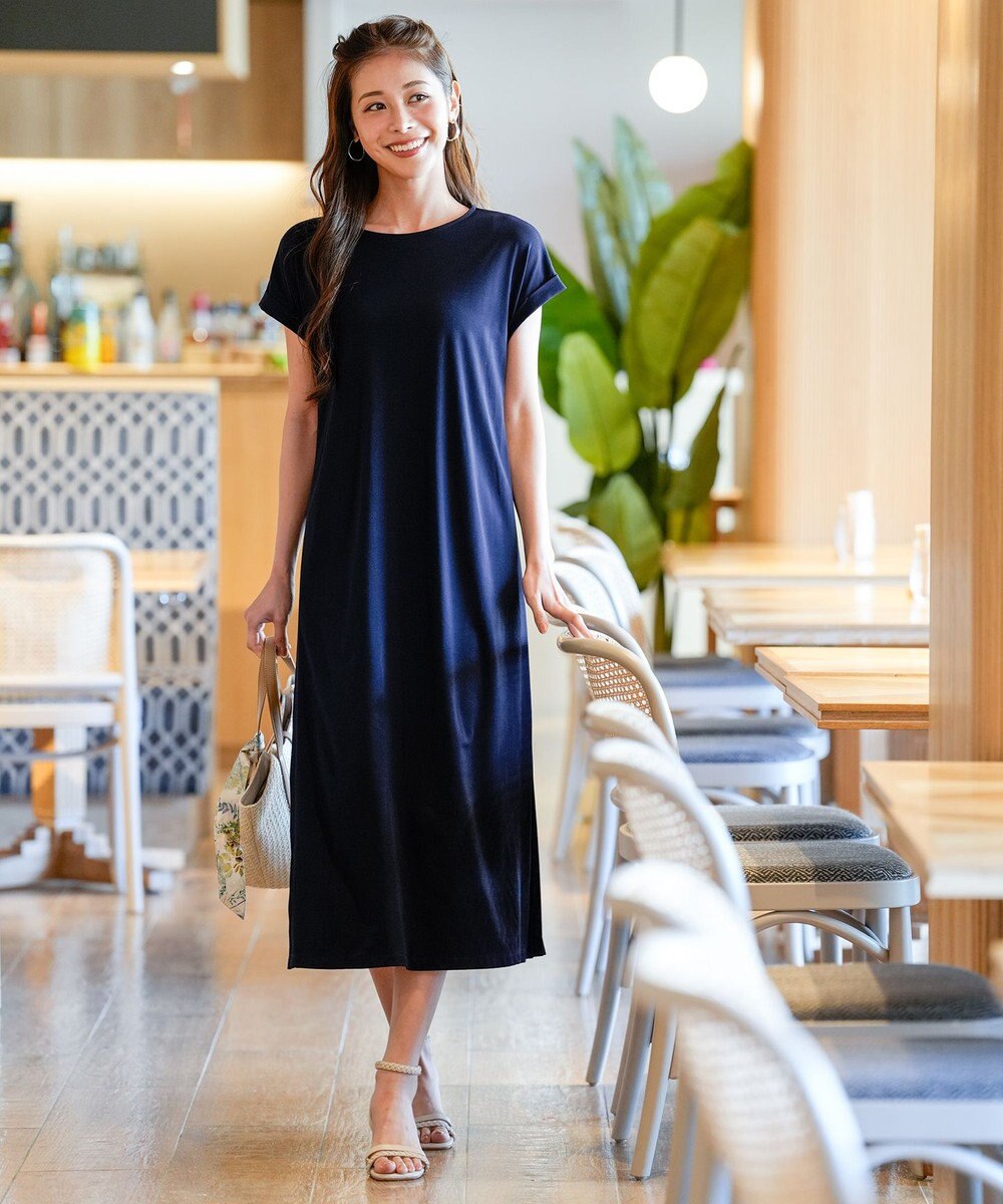 ANY SIS L プリーツ加工 ワンピース 