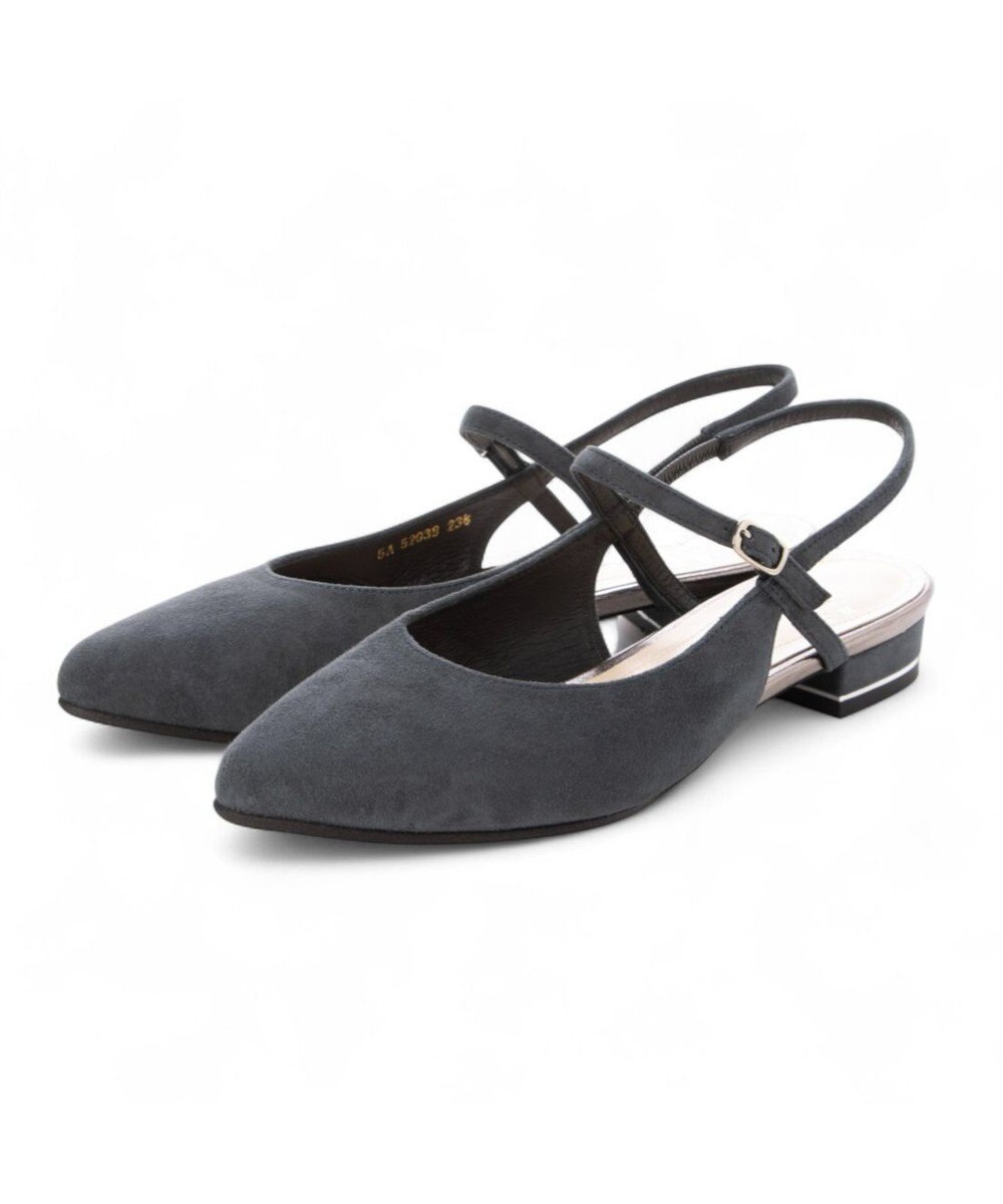 Riz raffinee バックストラップパンプス 